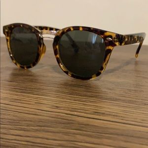 Forever 21 Round Tortoise Shell Sunglasses